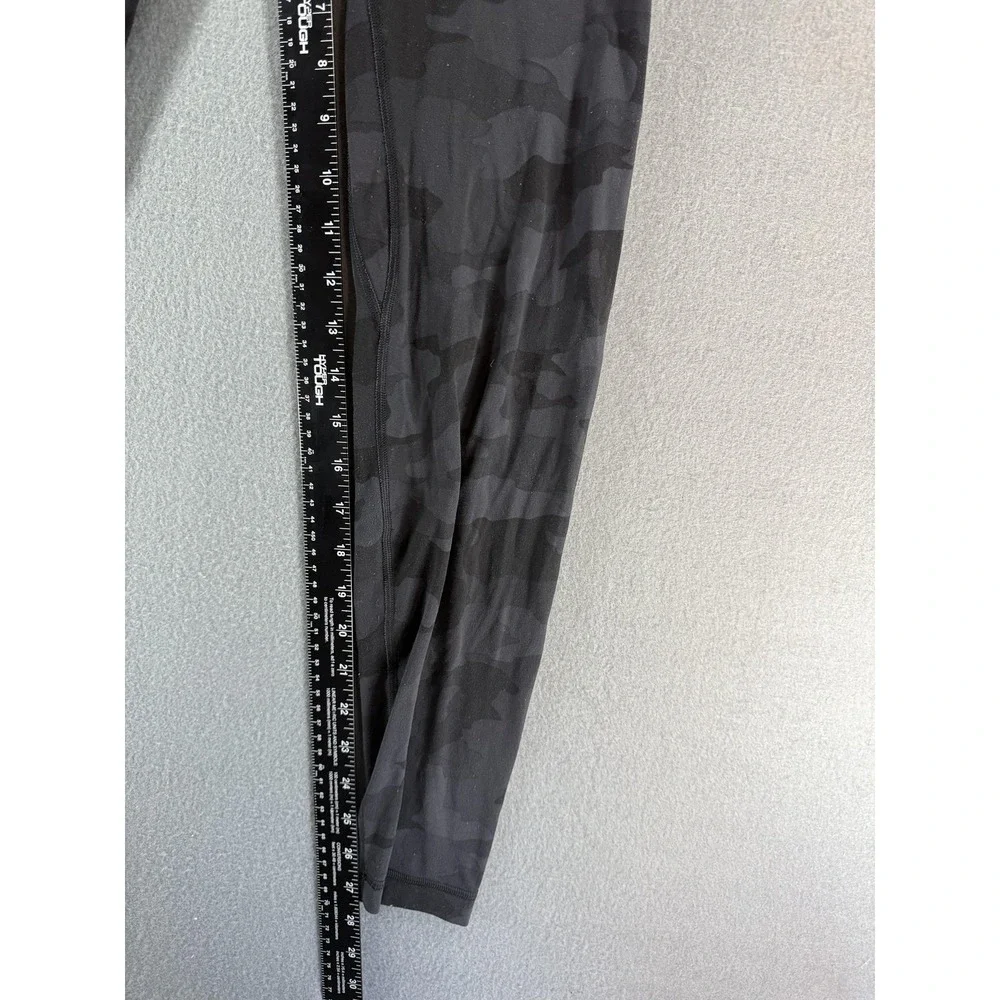 Lululemon Wunder Under High-Rise Leggins 8 Black Camo High‎ Rise Athletic